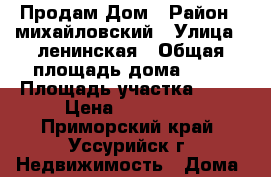 Продам Дом › Район ­ михайловский › Улица ­ ленинская › Общая площадь дома ­ 36 › Площадь участка ­ 38 › Цена ­ 550 000 - Приморский край, Уссурийск г. Недвижимость » Дома, коттеджи, дачи продажа   . Приморский край